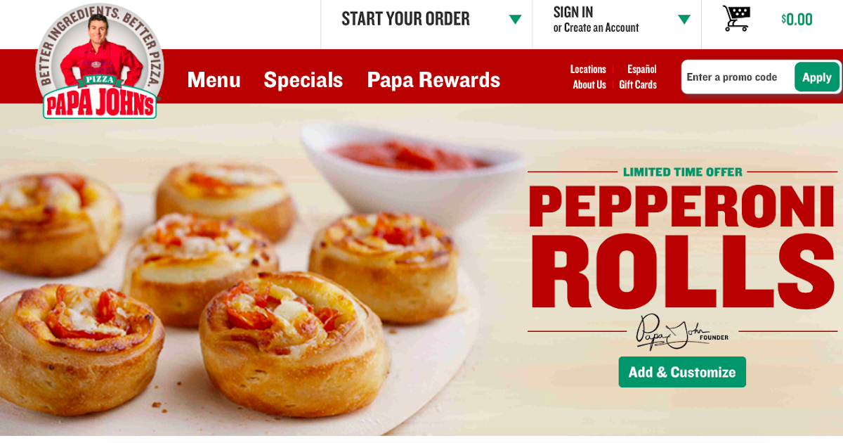 Papa John's Pepperoni Rolls / パパジョーンズのペパロニロール I'm Made of Sugar