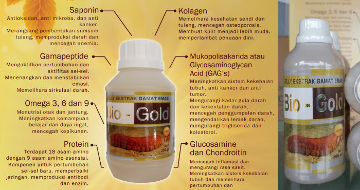 Jelly Gamat Bio Gold 500 ml Jelly Gamat Bio Gold 500 ml