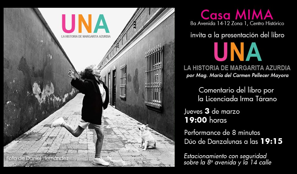 Que el azar te Presentación de UNA libro sobre Margarita