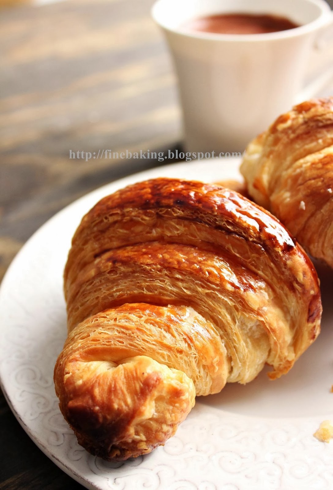 Chocolate dust Pierre Herme's croissants