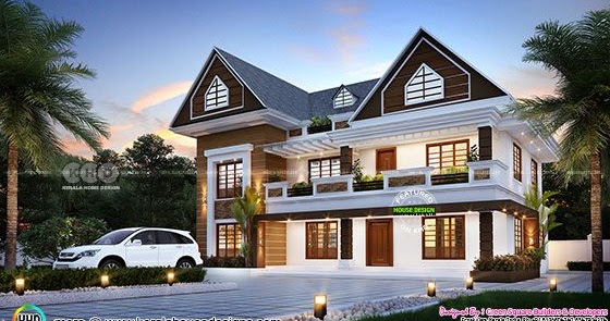 2822 square feet 4 bedroom modern house plan - Kerala Home Design and ...