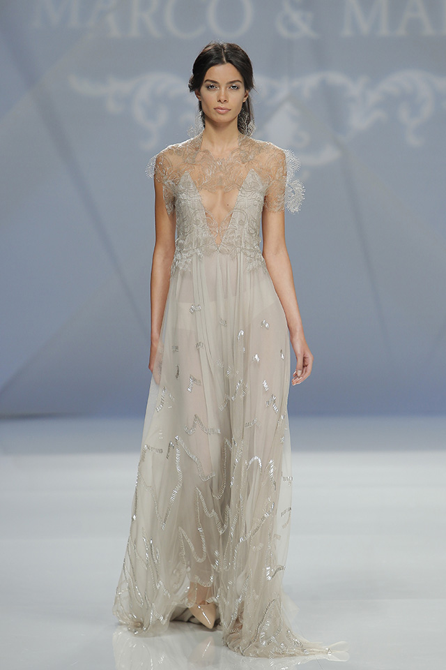 vestido novia original marco maria barcelona bridal week
