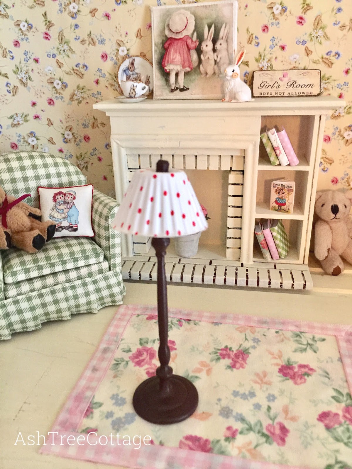 Ash Tree Cottage A Mini Floor Lamp Makeover