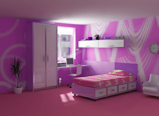 dormitorio niña rosa lila cuarto niña lila rosa