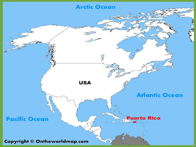 Map Of The United States Including Puerto Rico United States Map United%2BStates%2BAnd%2BPuerto%2BRico%2BMap%2B
