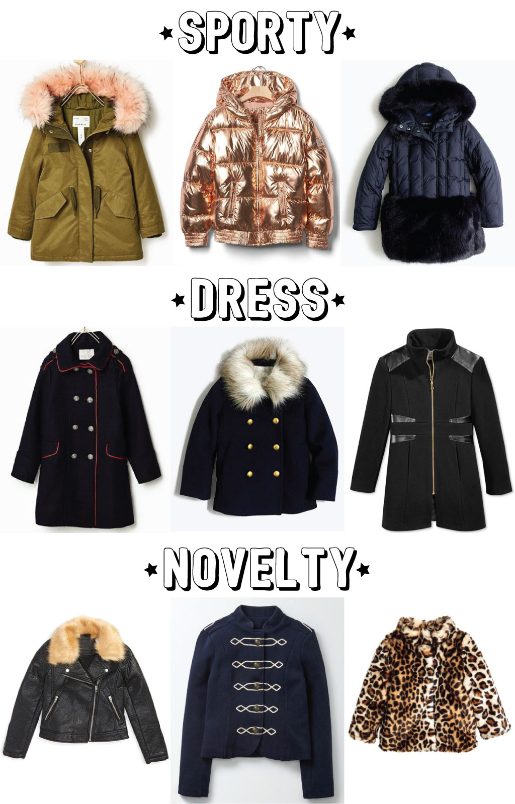 next girls winter coats