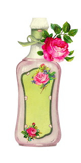 printable beauty bottle image beauty product flower rose bottle image