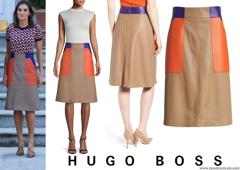 Queen-Letizia-wore-Hugo-Boss-Seplea-Colorblock-Leather-Skirt.jpg