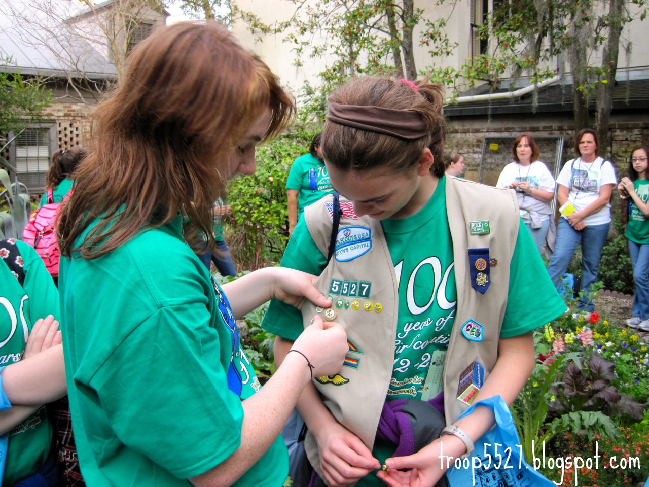 Girl Scout Troop 5527 Juliette Gordon Low Birthplace Visit