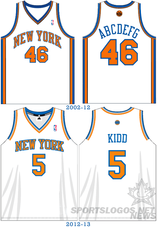 knicks new uniforms