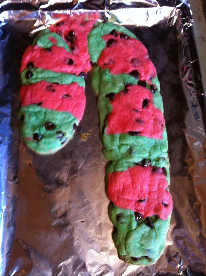 Today I choose to follow You SUPER easy colored chocolate chip cookies