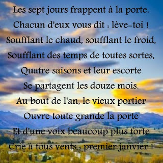 Poème bonne année 2017