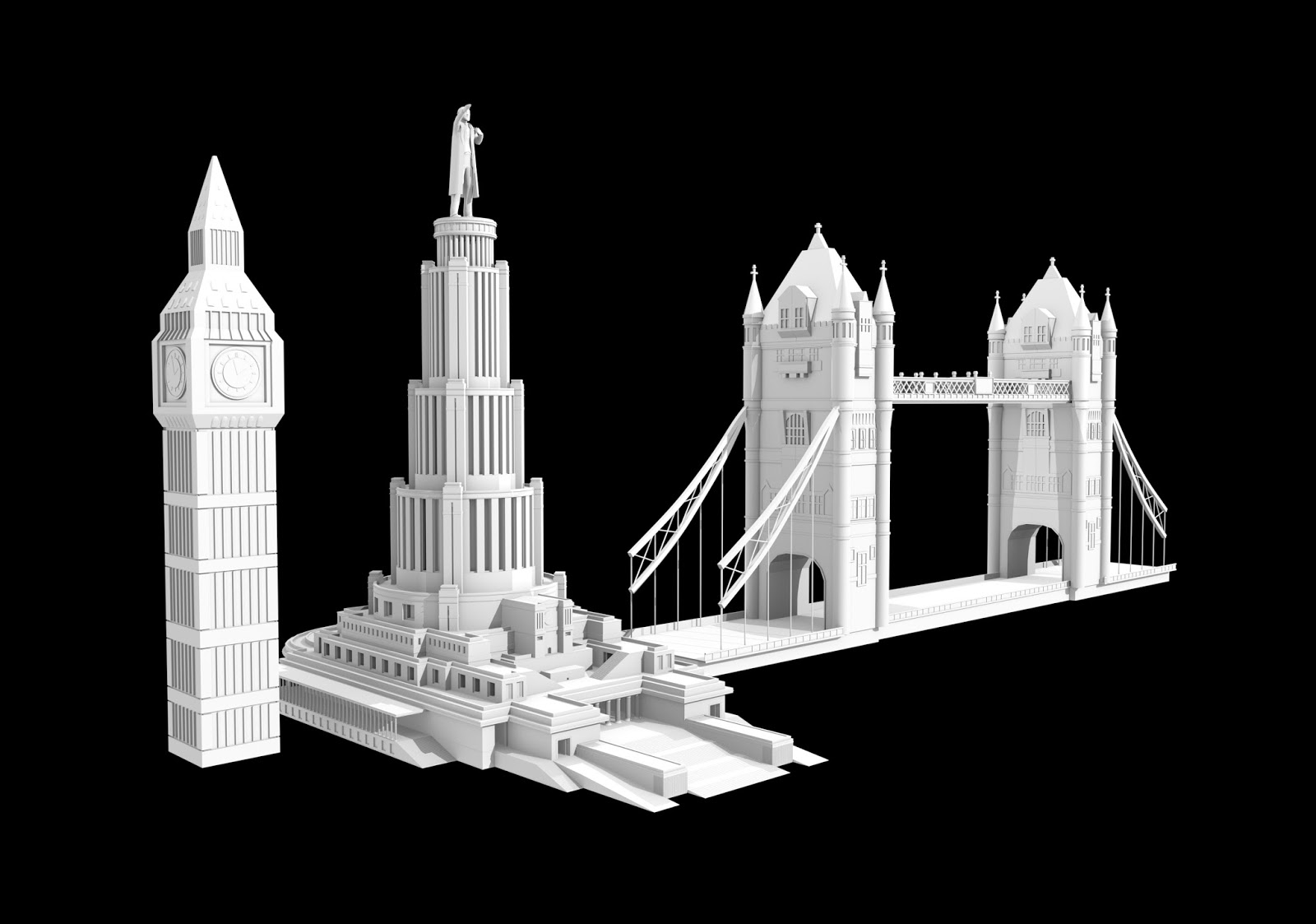 Scott Turner Big Ben Height Comparison Model