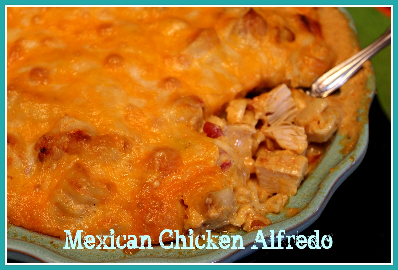 Sweet Tea and Cornbread Mexican Chicken Alfredo!