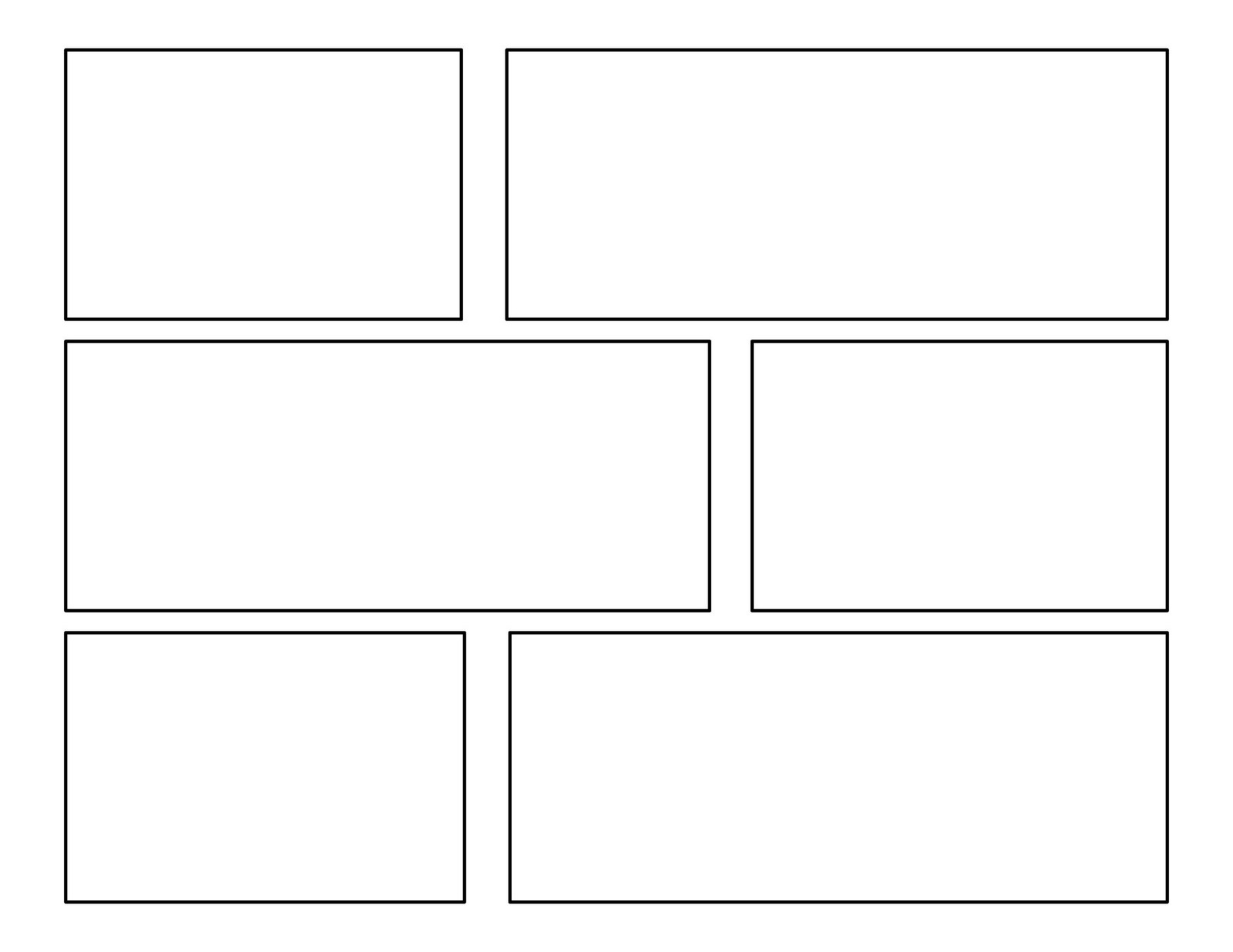 3rd Grade First Batch Of Comic Templates