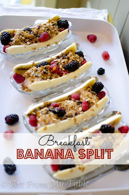 Breakfast Banana Split