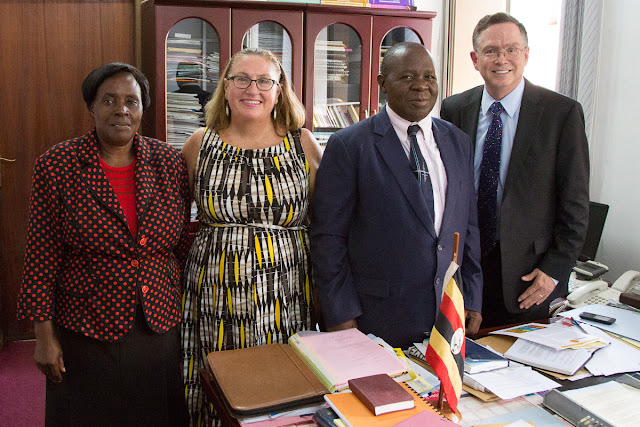 Beatrice Kaggya (Ugandan disability commissioner), Terry Jenna, Minister Sulaiman Madada, Jim Fruchterman in office