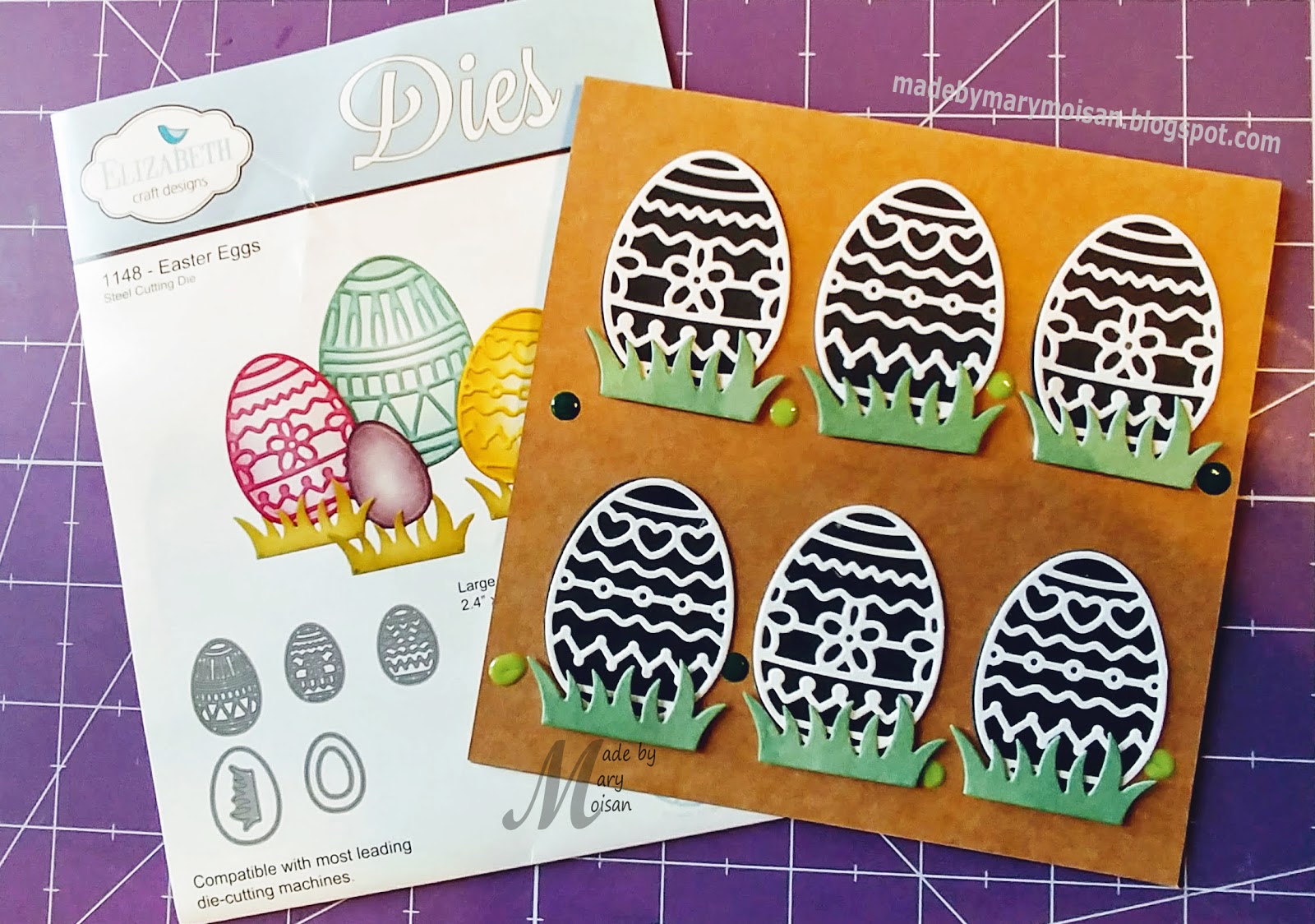 Elizabeth Craft Designs-Easter Eggs 1148