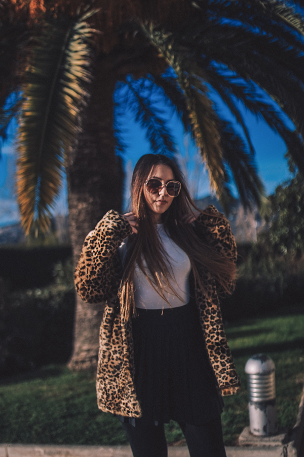 leopard print coat outfit france fashion blogger