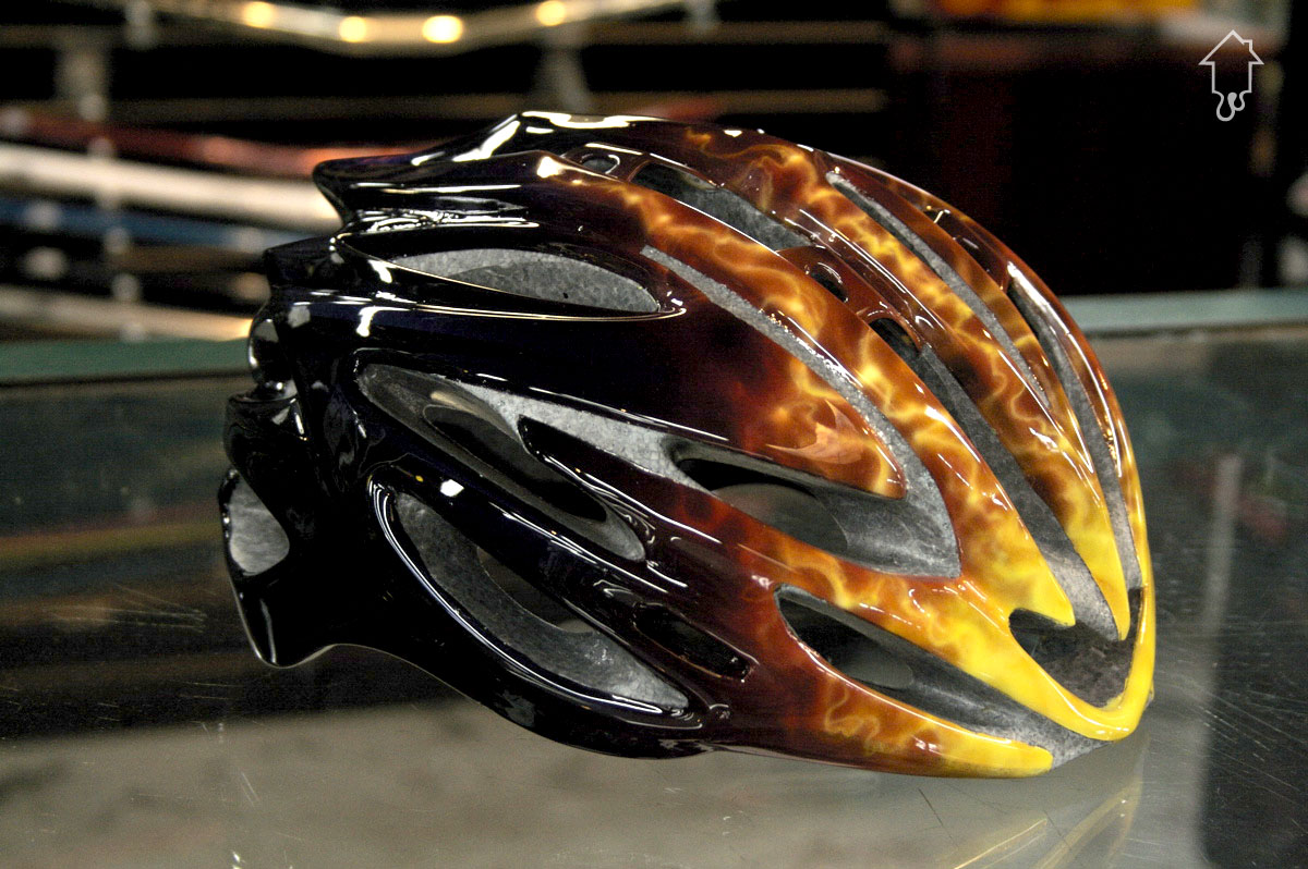 PaintHouse Customs KASK Flame Road Helmet