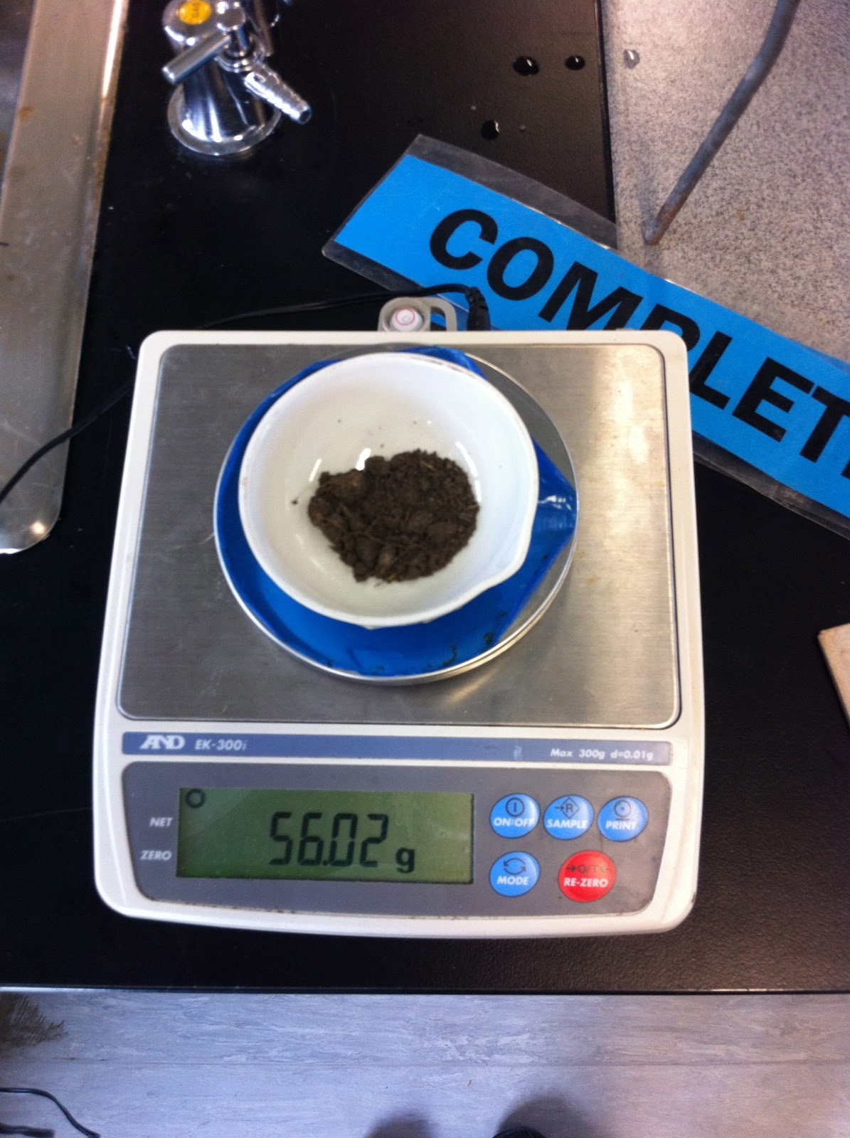Tim R Lee Soil Testing + Turbidity of the water samples