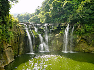 Shifen Waterfall in Summer Taiwan