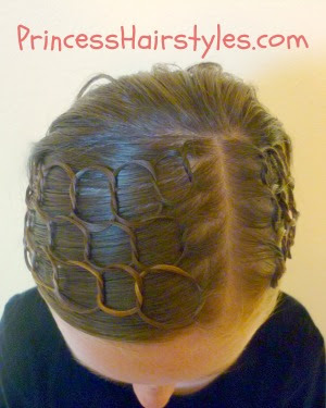 connected circles hairstyle