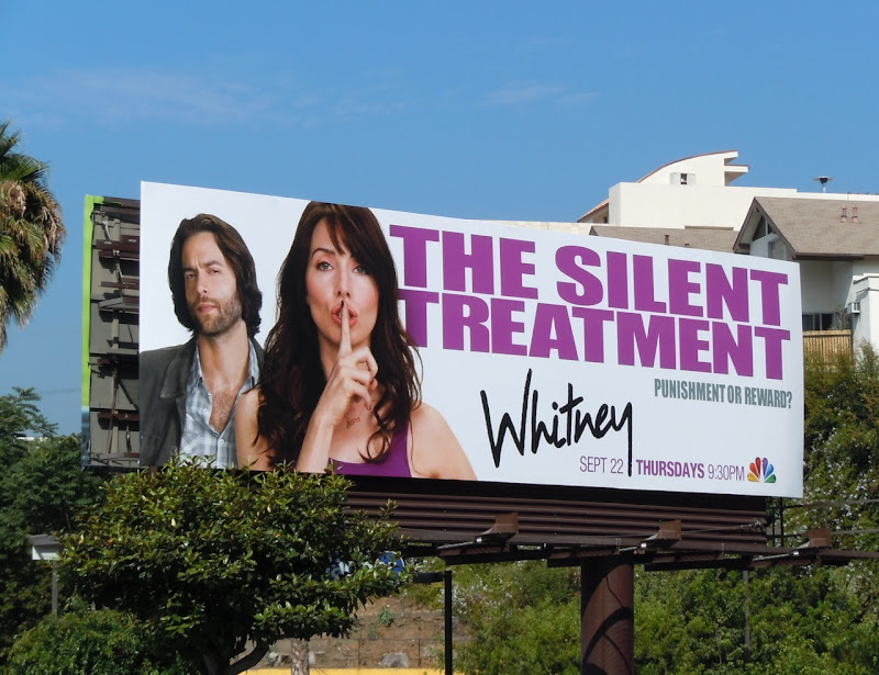 Whitney Silent Treatment billboard