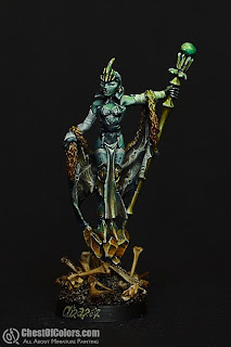 Vampire sorceress - originally Ice Sorceress (Freebooter Miniatures)