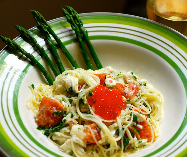 Cooking with Larue: Angel Hair Pasta with Crabmeat, Oven-dried Tomatoes