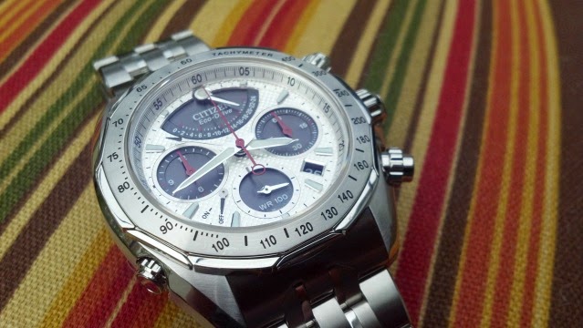 Jikan Watch Blog: Review of Citizen Signature Flyback Chrono AV1000-57A