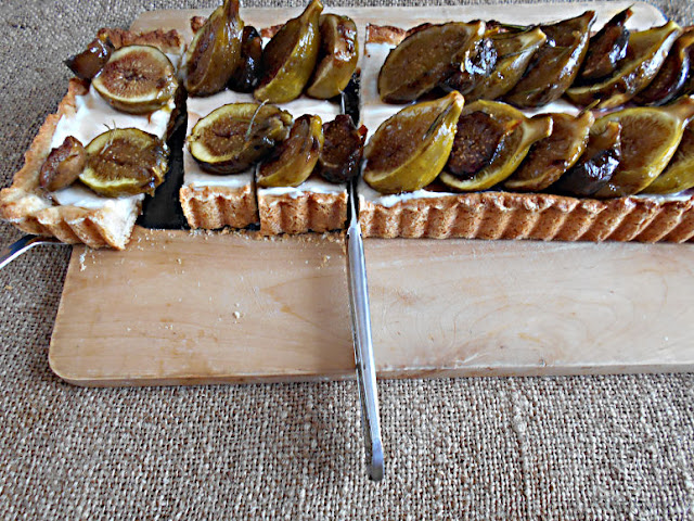 tarte figos assados com alecrim