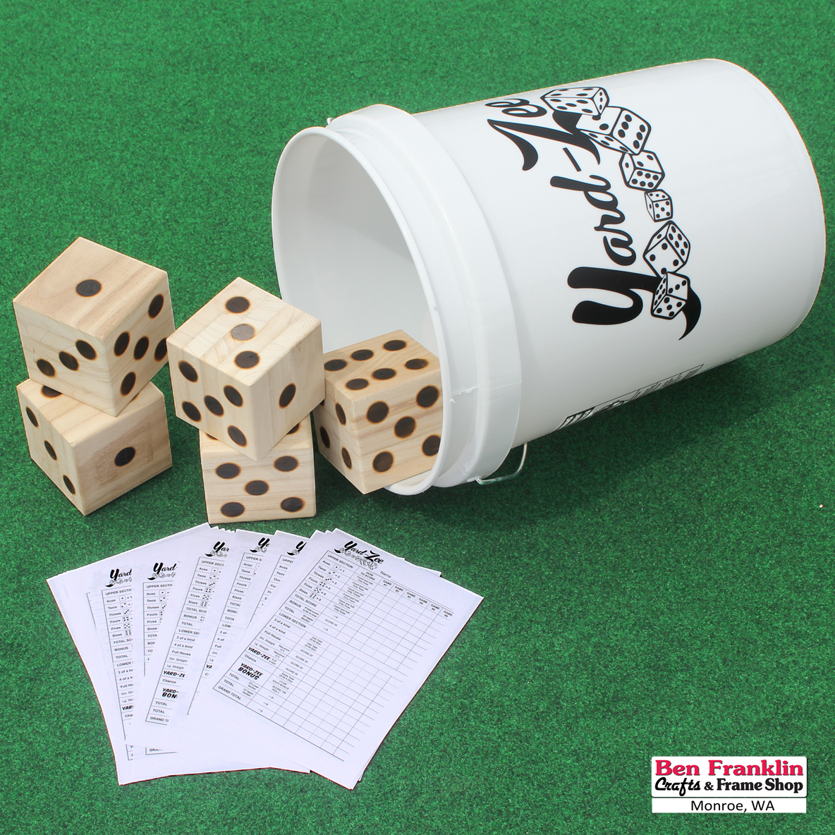 Ben Franklin Crafts and Frame Shop, Monroe, WA How to Make a Yahtzee