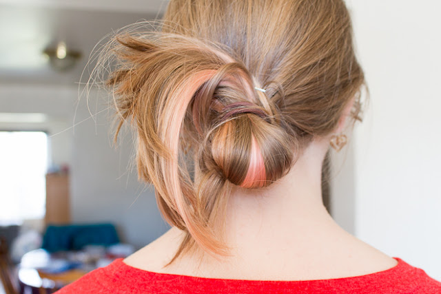 Chronicles of a Hair Novice: The Messy Bun with Aveda