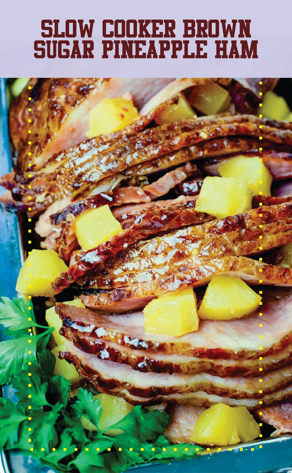 Slow Cooker Brown Sugar Pineapple Ham Recipe Spesial Food