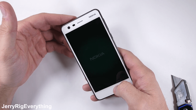 Nokia 2 survives scratch, burn and bend tests