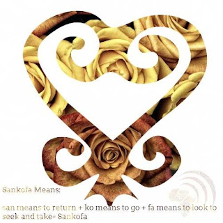 Sankofa means return and get it, symbolizing the importance of learning from the past.