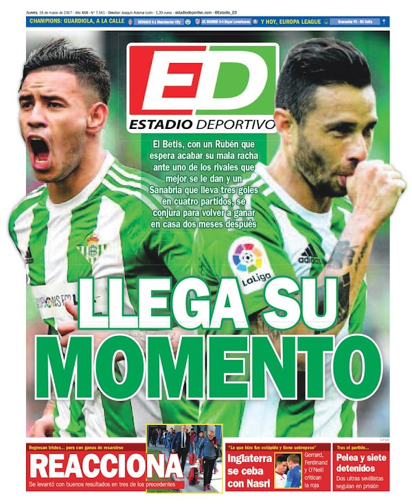 Betis, Estadio Deportivo: "Llega su momento"