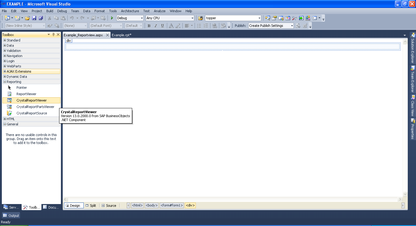 How to create Crystal report in using Store Procedure
