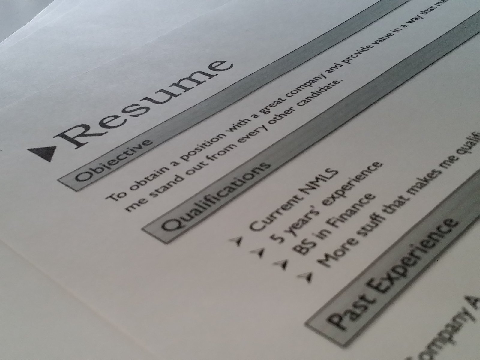 Components Of Curriculum Vitae (C.V) Or Resume.