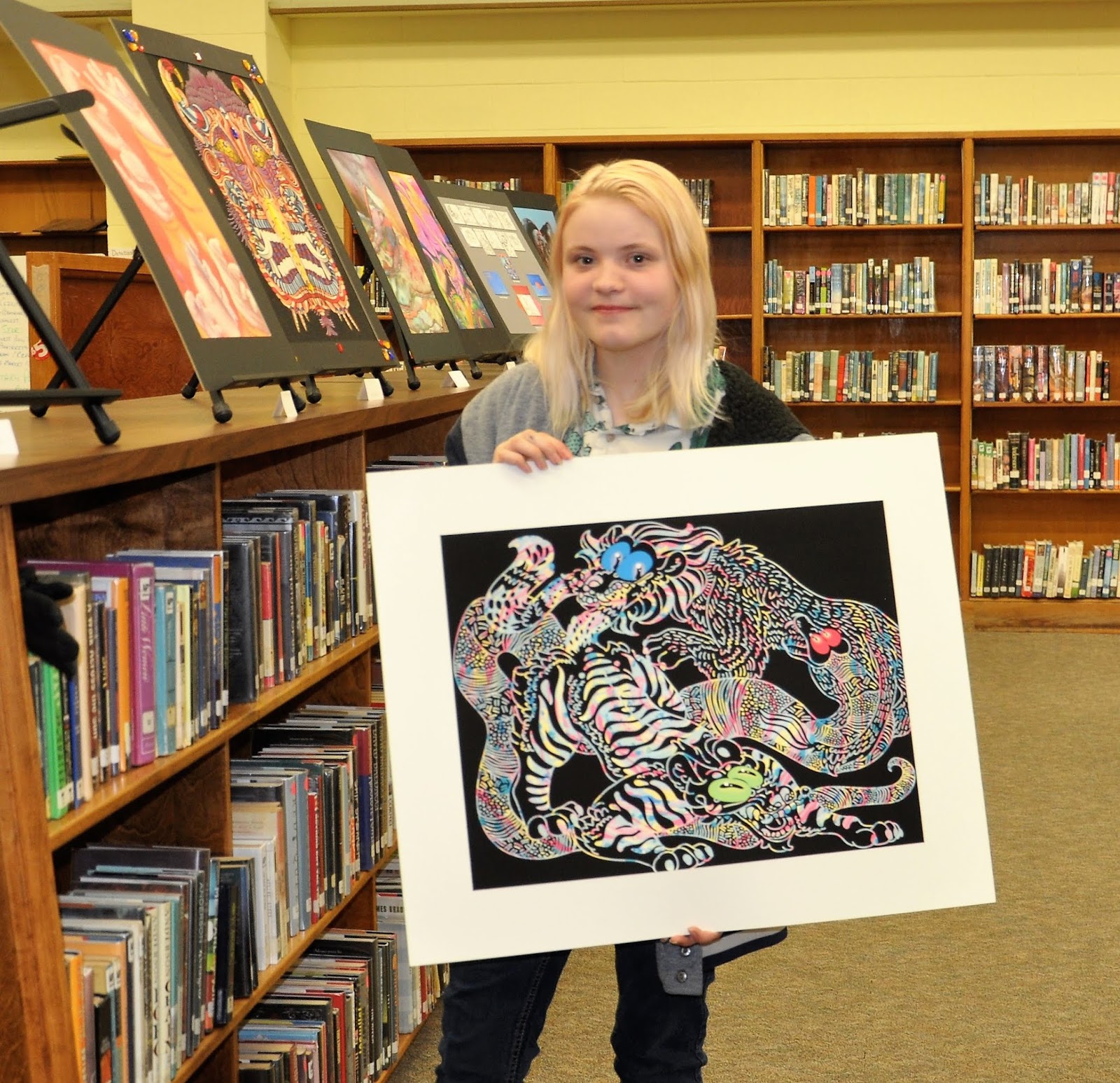 BHS Students Win Honors at Scholastic Art Contest