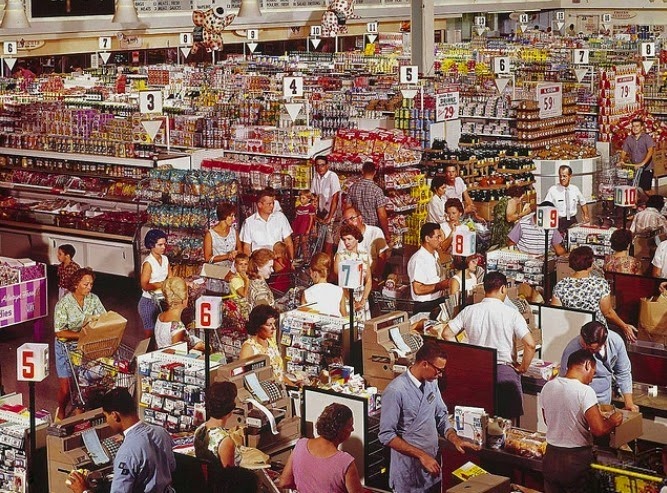 1950년대 미국 마트의 위엄.JPG | 인스티즈