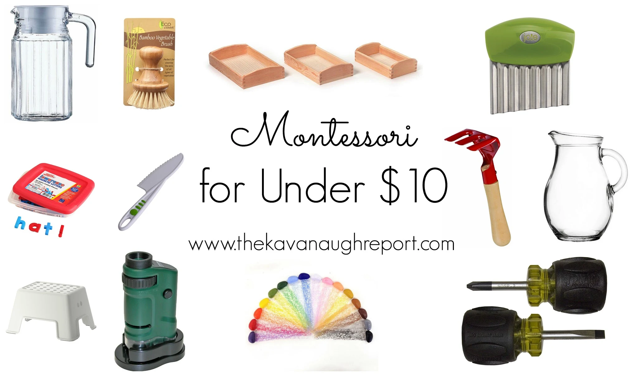 Montessori and Montessori friendly ideas costing less than $10