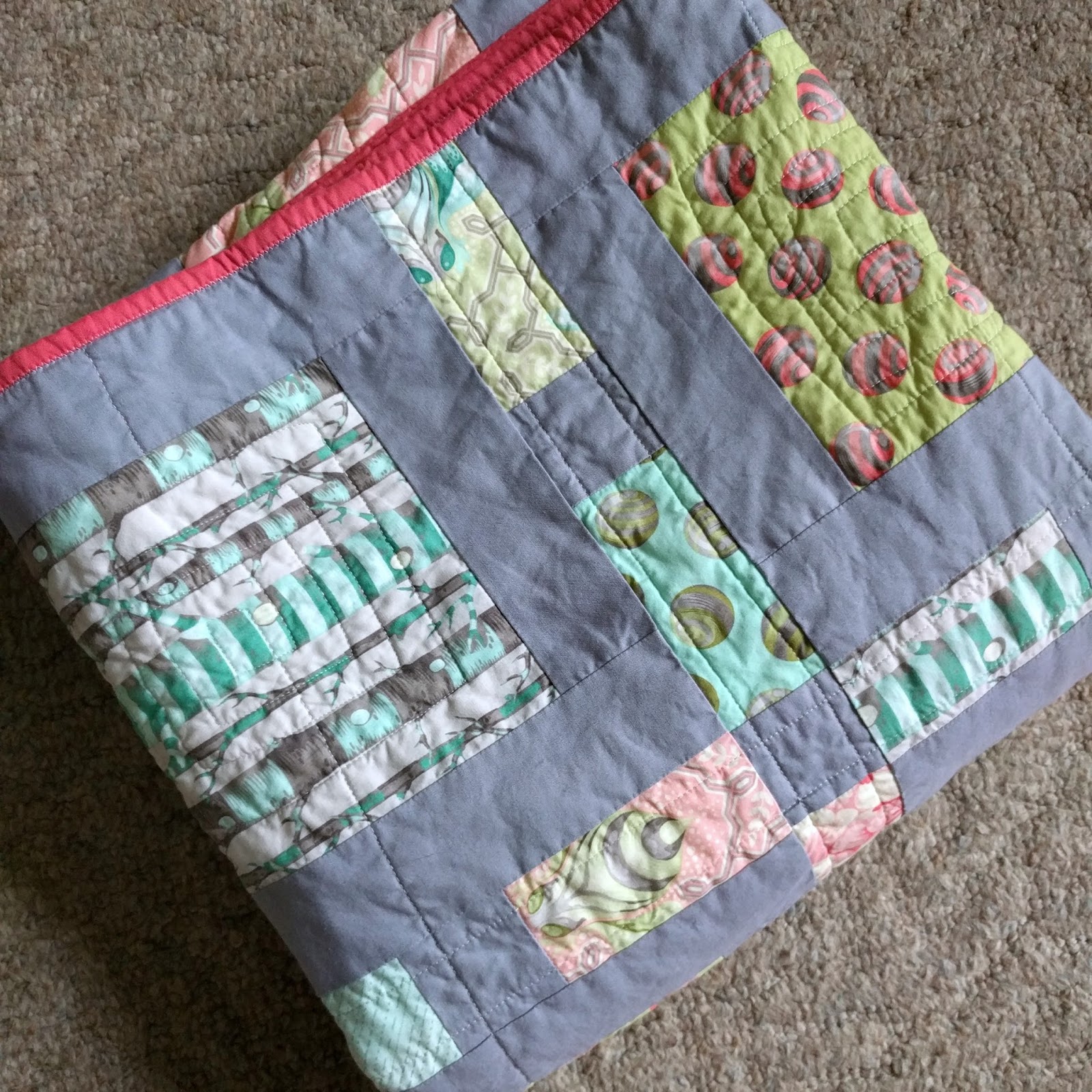 A Framed Bumble A Finished Quilt