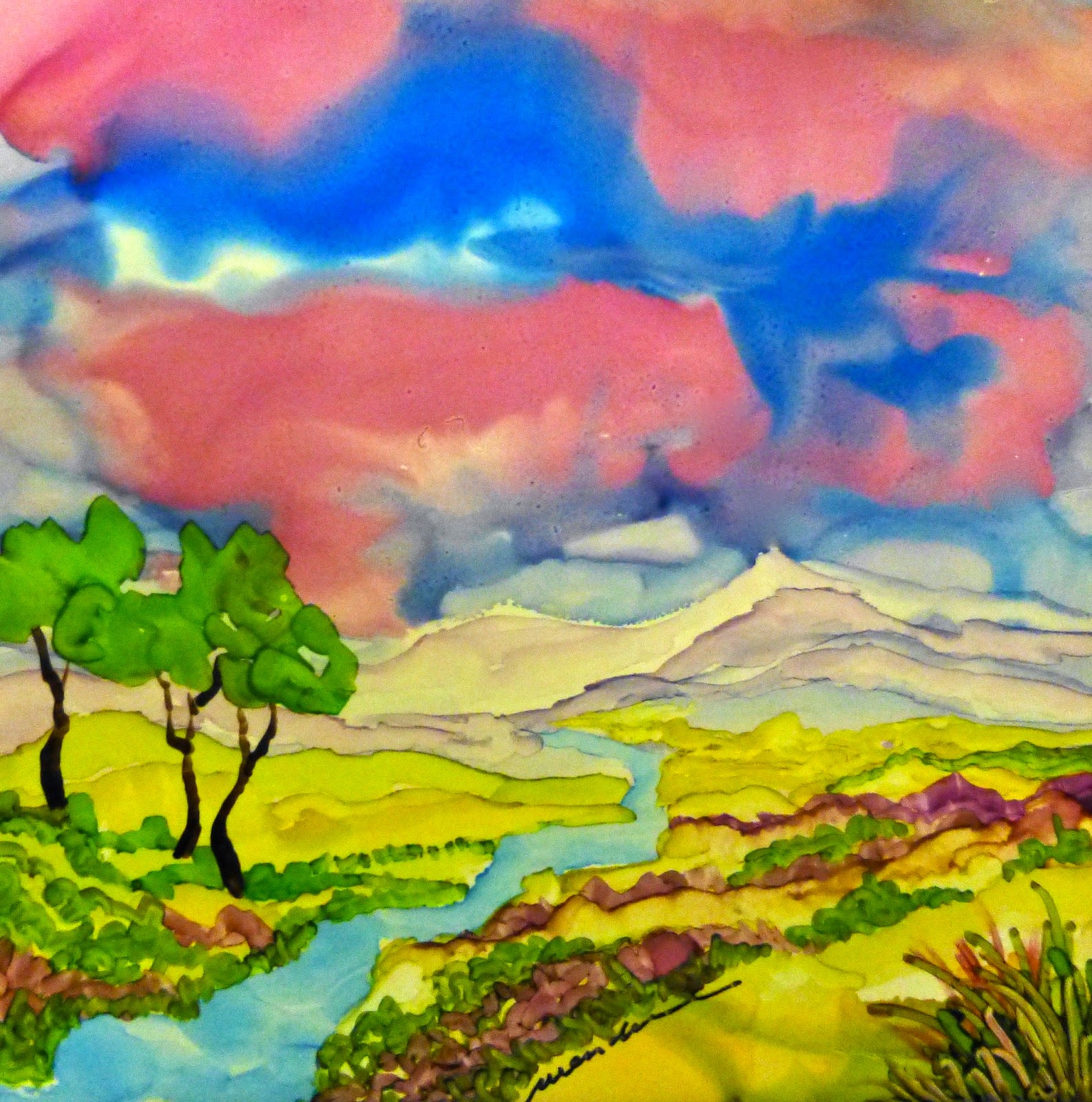 Alcohol Inks on Yupo Instructional DVDs How to Paint with Alcohol