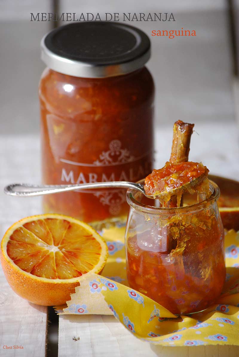 Mermelada de naranja sanguina con canela — Chez Silvia
