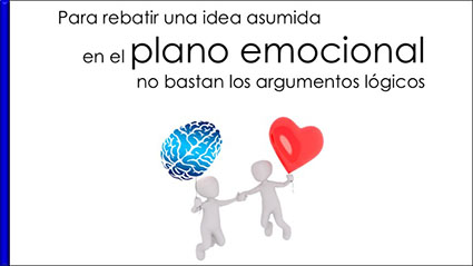 Emoción, razón y dos gallinas para trazar una estrategia de Comunicación / Tarjeta globos / Diseño lámina: SharingIdeas-Josecavd / Origen Imágenes: Pixabay