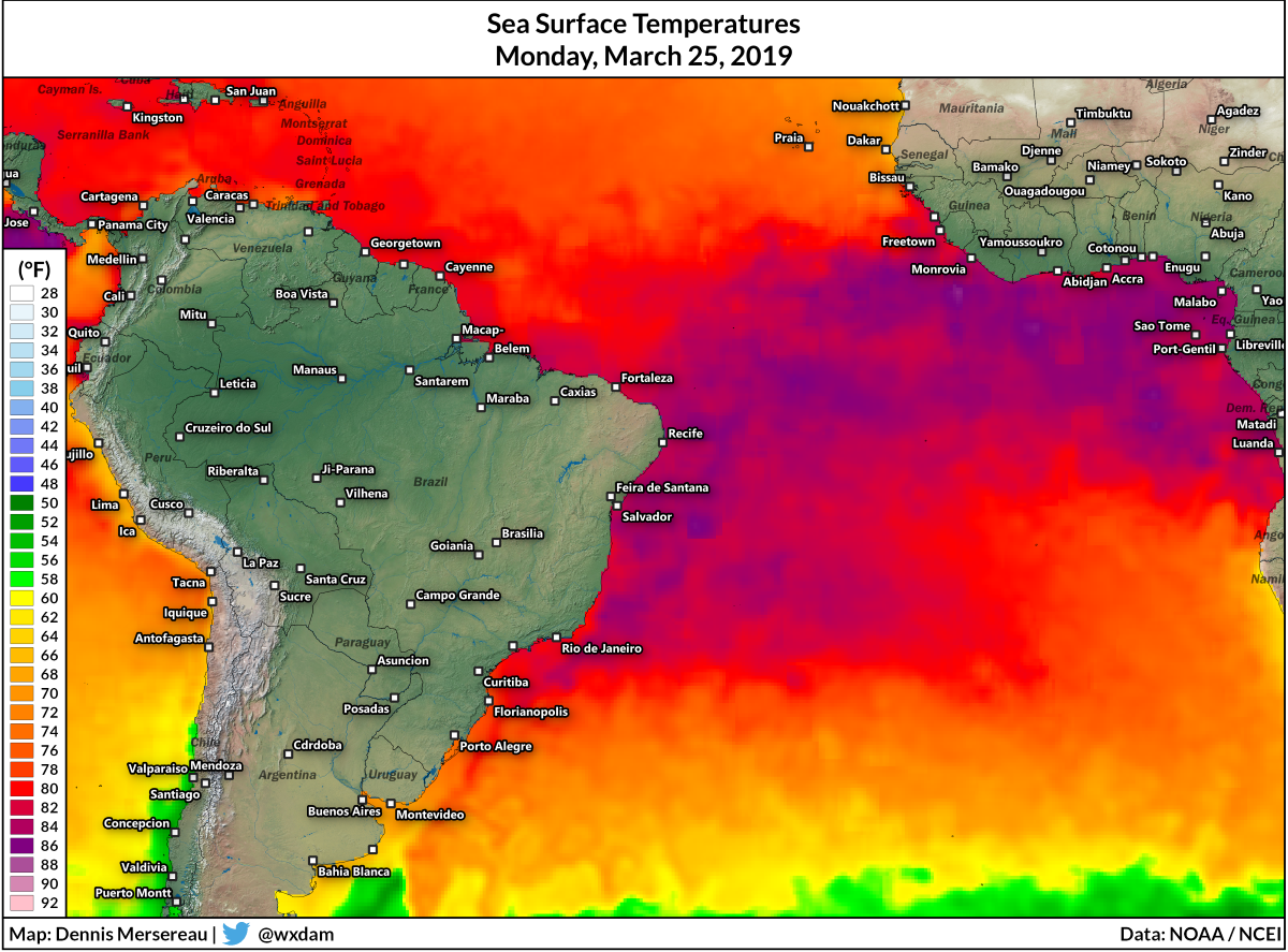 A Tropical Storm Near Brazil Is Only the Third Ever Recorded in the