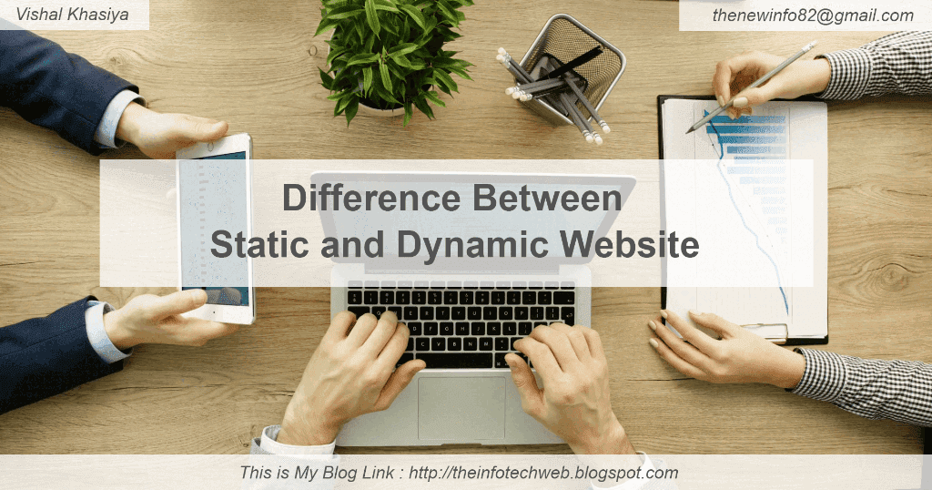 Difference Between Static and Dynamic Website