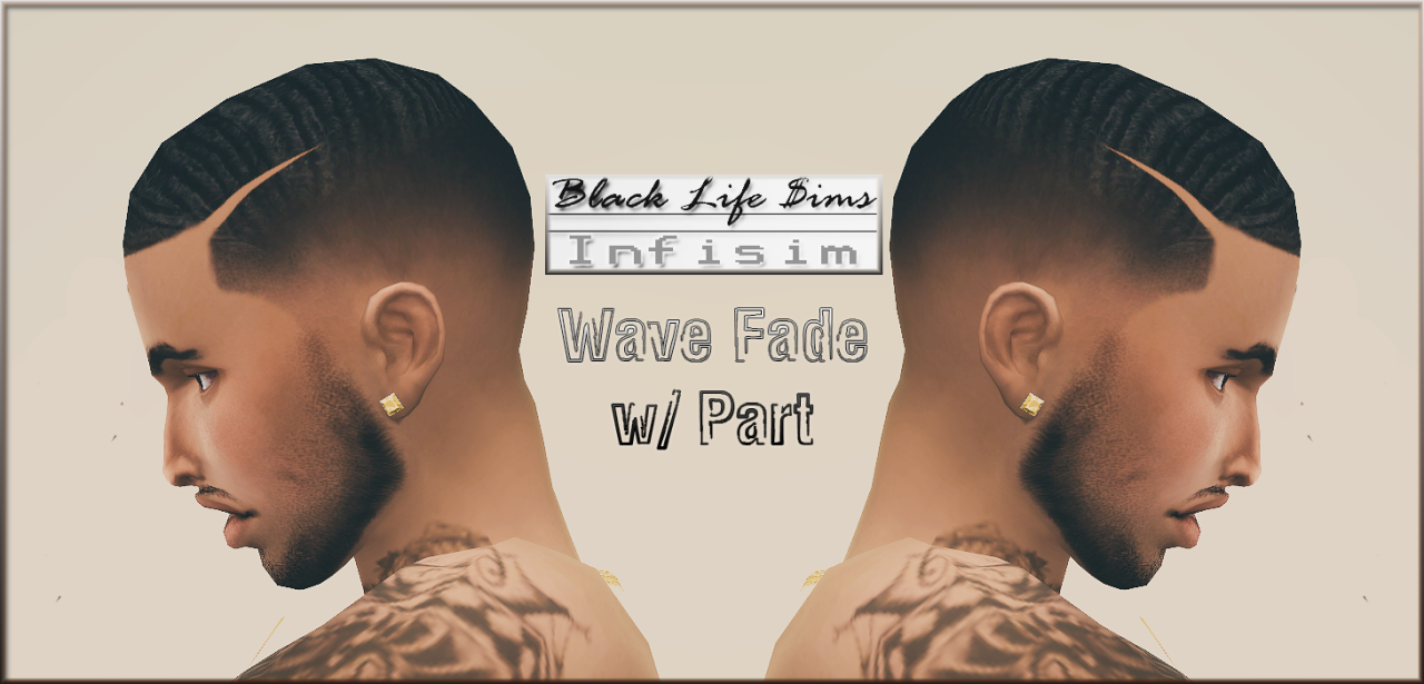 My Sims 4 Blog Wave Fade Hair For Males By Blvcklifesimz